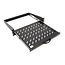 VALUE 19"-plank uitschuifbaar, 2 HE, 404 x 350 mm, 30 kg draagvermogen