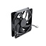 Delock Axial Fan 48 V DC, 120 x 120 x 25 mm with 4 pin PWM fan connector female black