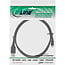 InLine® Micro-USB 2.0 kabel, snellaadkabel, USB-A male/Micro-B male, zwart, 1,5m