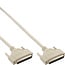 InLine® Seriële kabel, 37-pin male / male, gegoten, 1:1 bezet, 6m