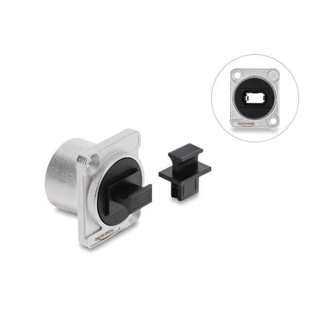 Delock D-Type Module MPO female to female silver