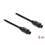 Delock TOSLINK Cable male to male, Ø 4 mm, 5 m, black