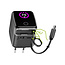 InLine® USB-voeding, 70W, GaN, USB-C PD + USB-A QC, kabel 60cm, zwart