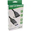 InLine® USB 3.2-kabel, USB-C-stekker schuin naar A-stekker, zwart, 1,5m