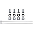 InLine® 10" leeg paneel 12-voudig, voor Keystone modules, 1U, zwart