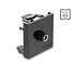 Delock Easy 45 Module DC 5.5 x 2.5 mm female to DC 5.5 x 2.1 mm male black
