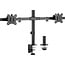 InLine® tafelbevestiging, voor 2x LCD/LED-scherm tot 81cm (32"), max. 9kg