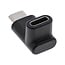 InLine® USB 3.2 Gen.2 adapter, USB-C male naar C female, haaks omhoog/omlaag