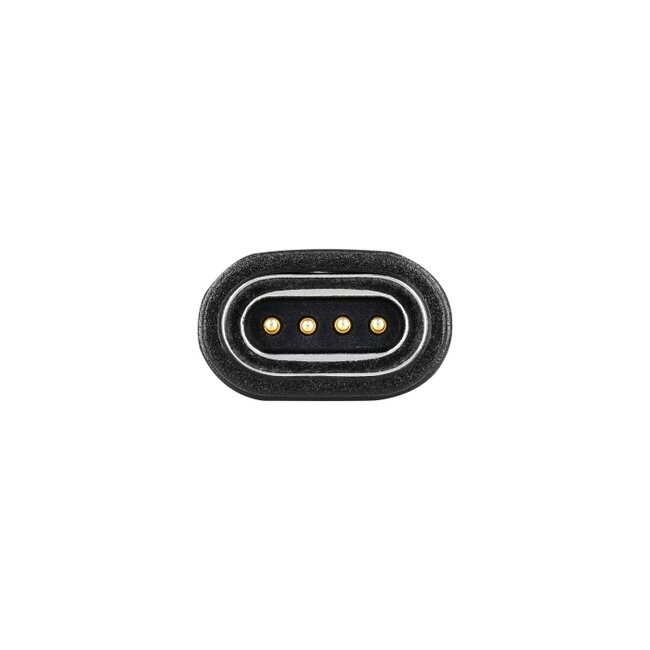 Delock Magnetic Coiled Cable USB 2.0 Type-A male to Pogo 4 pin male + USB Type-C™ male to Pogo 4 pin female set black 1.5 m