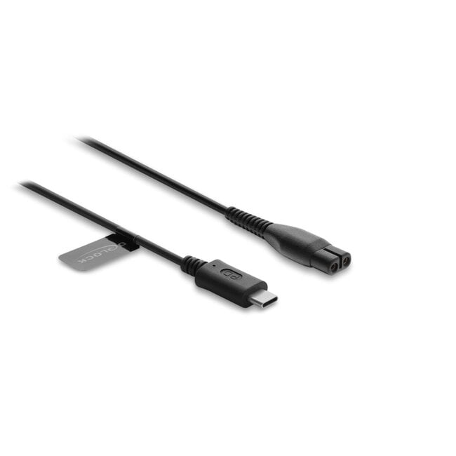 Delock USB Type-C™ Charging Cable 4.3 V for Electric Shavers compatible with Philips OneBlade 360 Face + Body - shaver charger replacement cable 1 m