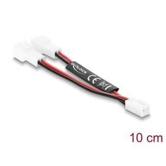 DeLOCK Delock Y-Fan Cable 1 x 2 pin female to 2 x 2 pin male with 10 cm
