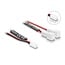 Delock Y-Fan Cable 1 x 2 pin female to 2 x 2 pin male with 10 cm