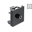 Delock Easy 45 Module DC 5.5 x 2.1 mm female to DC 5.5 x 2.5 mm male black
