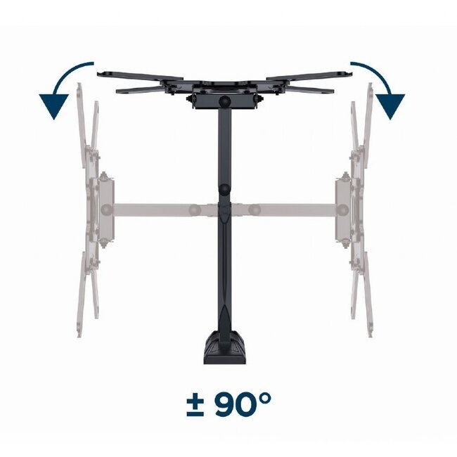 Gembird premium TV-muurbeugel | tot 55 inch | full motion