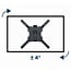 Gembird premium TV-muurbeugel | tot 55 inch | full motion