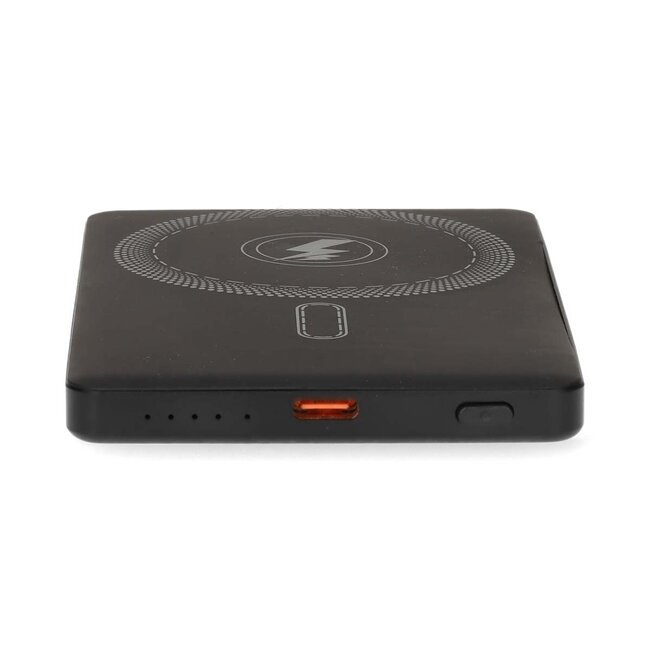 Nedis powerbank | draadloos laden + USB-C PD 20W | Qi + MagSafe | 5.000 mAh