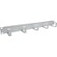 InLine® 19" kabelmanagementpaneel, 5 kleine beugels, RAL7035, grijs
