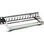 InLine® 10" patchpaneel lege plaat 12x, voor Keystone modules, 1U, RAL9005 zwart