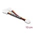 Delock Y-Fan Cable 1 x 3 pin female to 2 x 3 pin male with 10 cm