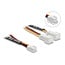 Delock Y-Fan Cable 1 x 3 pin female to 2 x 3 pin male with 10 cm