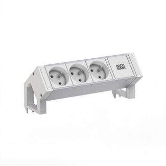 Bachmann BACHMANN DESK2 ALU WIT 3xUTE 0,2m GST18 RAL9010