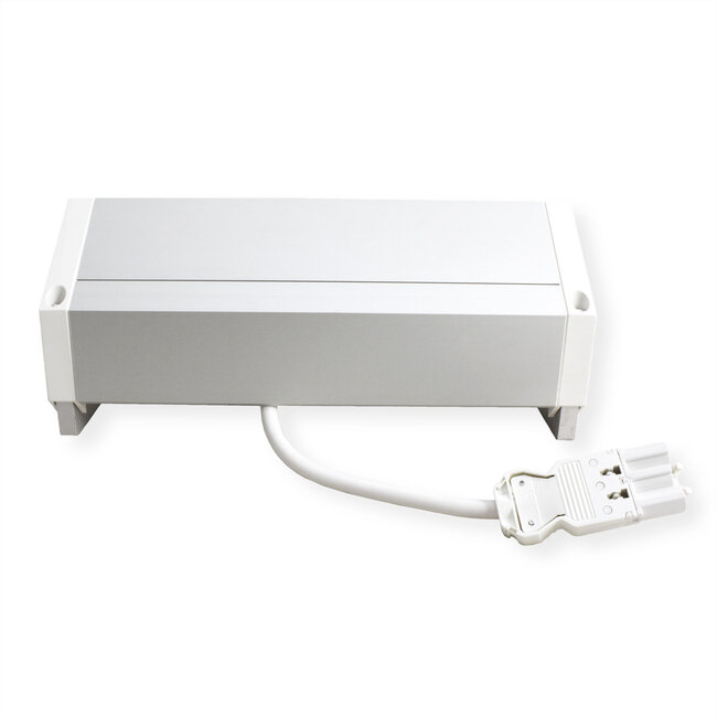 BACHMANN DESK2 ALU WIT 2xUTE 1xCM 1xUSB A/C 22W 0,2m GST18