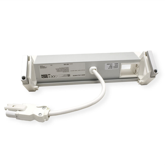 BACHMANN DESK2 ALU WIT 2xUTE 1xCM 1xUSB A/C 22W 0,2m GST18