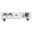 BACHMANN DESK2 ALU WIT 2xUTE 1xCM 1xUSB A/C 22W 0,2m GST18