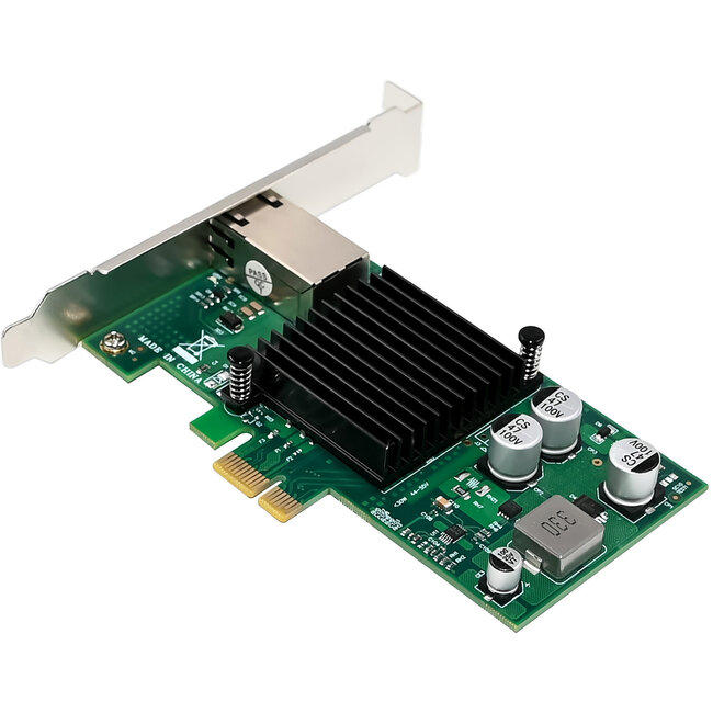 InLine® Gigabit netwerkkaart, 1x RJ45 1 Gb/s, PCIe x1, PoE+