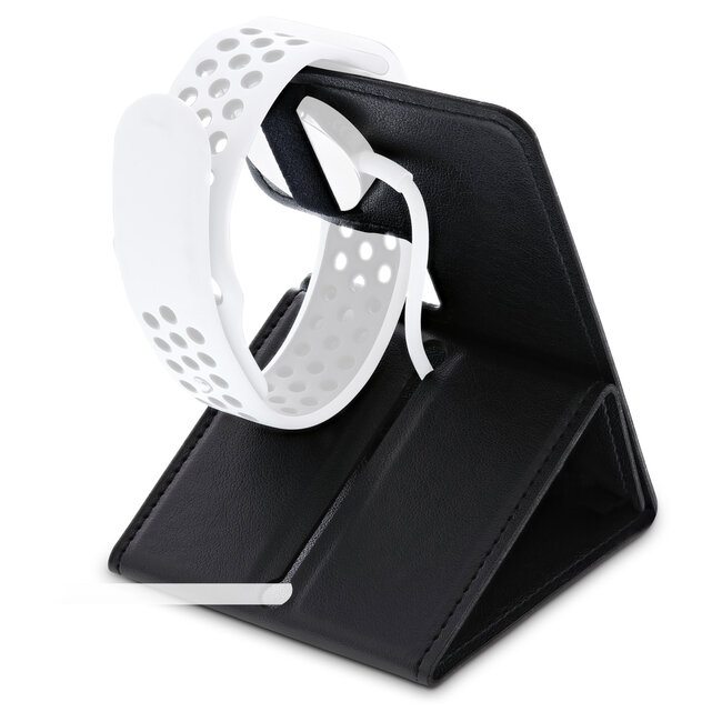 InLine® houder voor Apple Watch voor bureau / plank, zwart, opvouwbaar