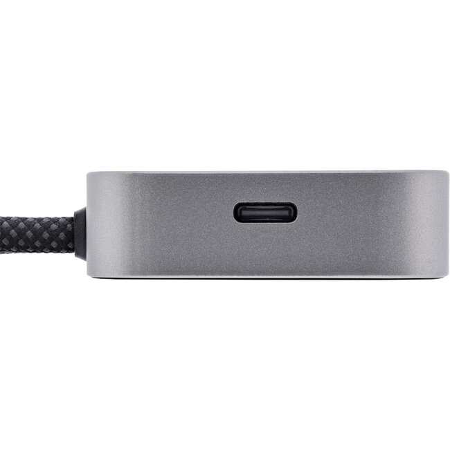 InLine® USB-vingerafdrukscanner met hub, Windows Hello, 1,5 m, zilver