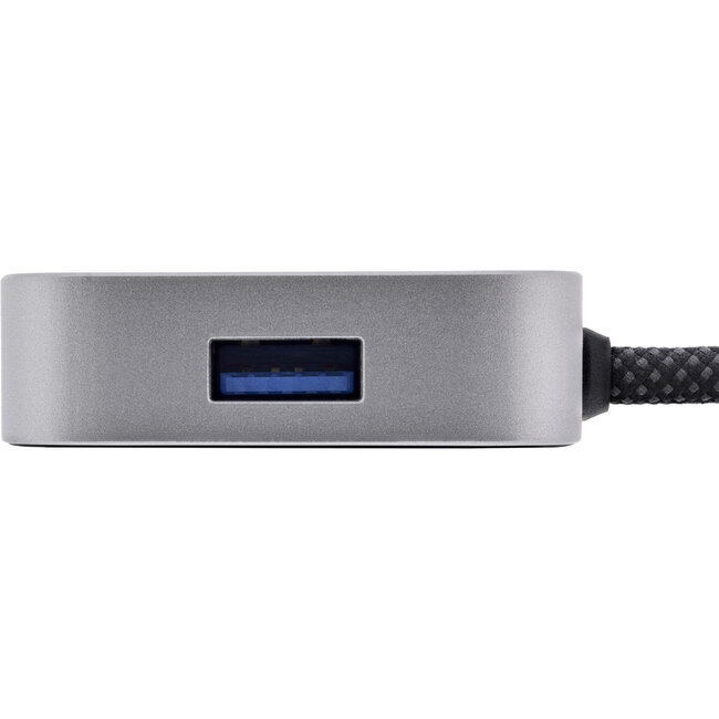 InLine® USB-vingerafdrukscanner met hub, Windows Hello, 1,5 m, zilver