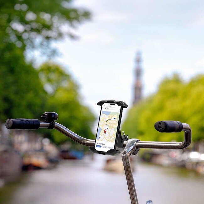 Nedis smartphone fietshouder met klem | stuurbevestiging