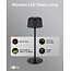 Goobay LED-tafellamp | 25 cm hoog | warm wit | dimbaar | oplaadbaar (USB-C) | zwart | IP44