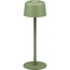 Goobay LED-tafellamp | 25 cm hoog | warm wit | dimbaar | oplaadbaar (USB-C) | groen | IP44