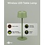 Goobay LED-tafellamp | 25 cm hoog | warm wit | dimbaar | oplaadbaar (USB-C) | groen | IP44