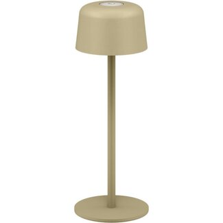 Goobay Goobay LED-tafellamp | 25 cm hoog | warm wit | dimbaar | oplaadbaar (USB-C) | beige | IP44