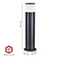 Nedis SmartLife buitenlamp | bolderlamp | Zigbee | RGB + warm-wit | IP65