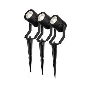 Nedis Nedis SmartLife buitenlamp set | 3 spots met grondpin | Zigbee | RGB + warm-wit | IP65