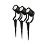 Nedis SmartLife buitenlamp set | 3 spots met grondpin | Zigbee | RGB + warm-wit | IP65