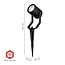 Nedis SmartLife buitenlamp set | 3 spots met grondpin | Zigbee | RGB + warm-wit | IP65