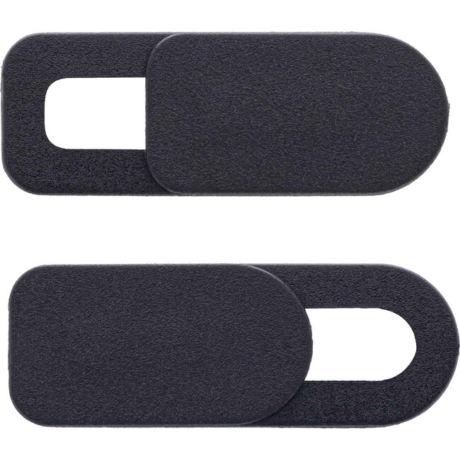 InLine® Webcam schuifdeksel, zwart, set van 2