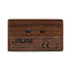 InLine® woodbrick, inductieluidspreker in echt houten behuizing, walnoot