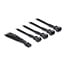 Delock Fan Cable Splitter 1 x 4 pin PWM female to male + 3 x 4 pin (3 pins connected) male with braided jacket 40 cm black