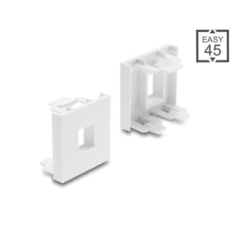 DeLOCK Delock Easy 45 Module Keystone Holder 45 x 45 mm white