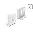 Delock Easy 45 Module Keystone Holder 45 x 45 mm white