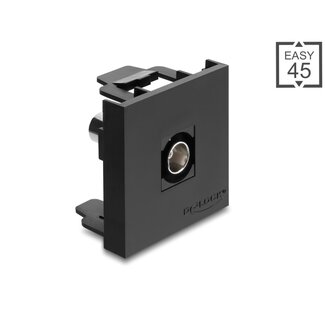 DeLOCK Delock Easy 45 Module BNC female to BNC female 50 Ohm black