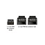 Delock Y-Fan Cable 1 x 4 pin PWM female to 2 x 4 pin PWM male with braided jacket 13.5 cm black