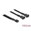 Delock Y-Fan Cable 1 x 4 pin PWM female to 2 x 4 pin PWM male with braided jacket 13.5 cm black