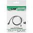 InLine® Mini SAS HD kabel, SFF-8643 haaks op 4x SATA + sideband, 0,5m